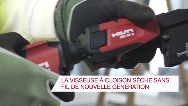 Introducing Hilti's SD 5000-A22 cordless drywall screw