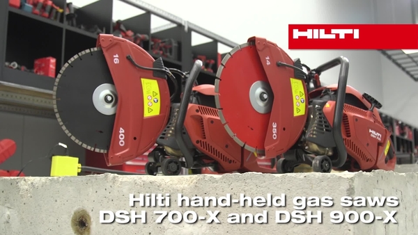 Benzinové pily Hilti DSH 700-X a DSH 900-X