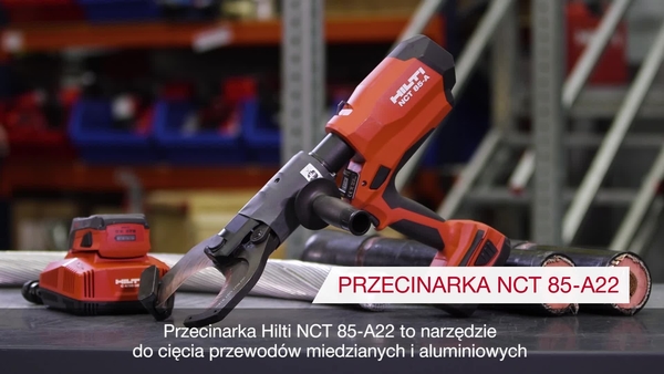 Jak ciąć kable AlCu za pomocą Hilti NCT 85-A