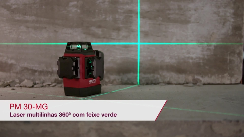 VÍDEO PROMOCIONAL que mostra as principais características do laser verde multilinhas PM 30-MG.
