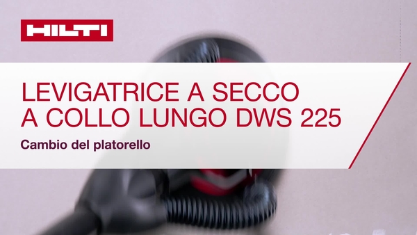 Come impostare il prodotto e sostituire il pannello di supporto DWS 225