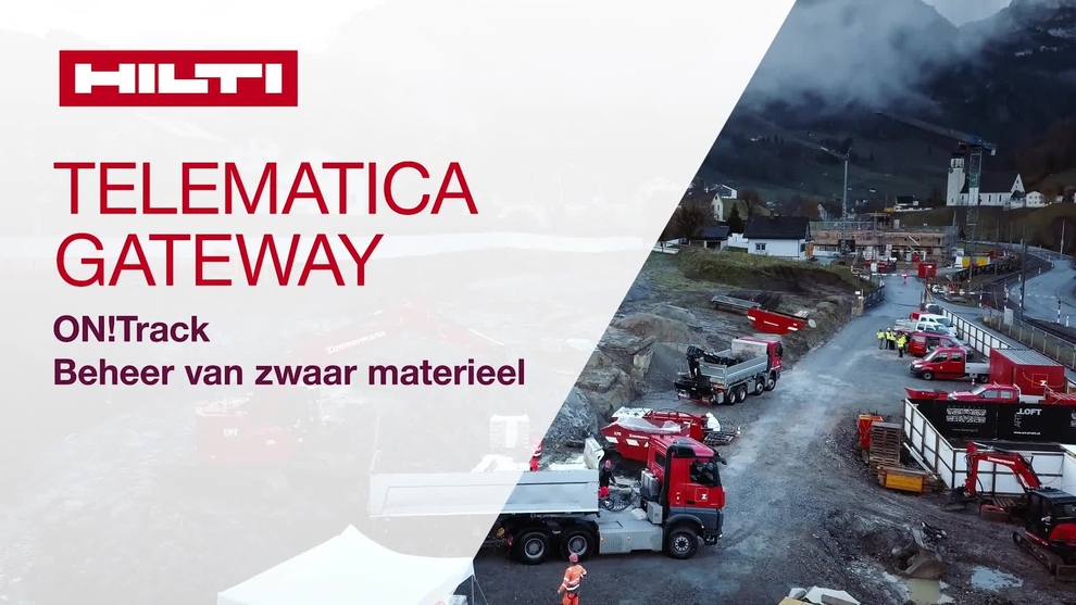 Presentatievideo van het bouwmaterieelstation