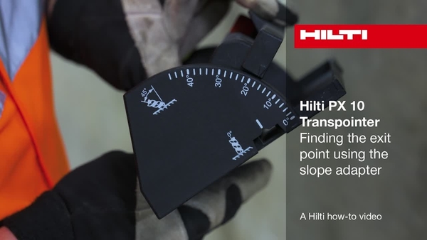 PX 10 - Finding the exit point using the slope adapter.