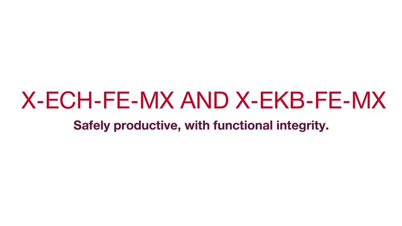 X-ECH-FE-MX och X-EKB-FE-MX - Säker produktivitet med funktionell integritet. (Med undertexter) (CIS, kabelintegrerat system, kabelintegritetssystem, BX 3)