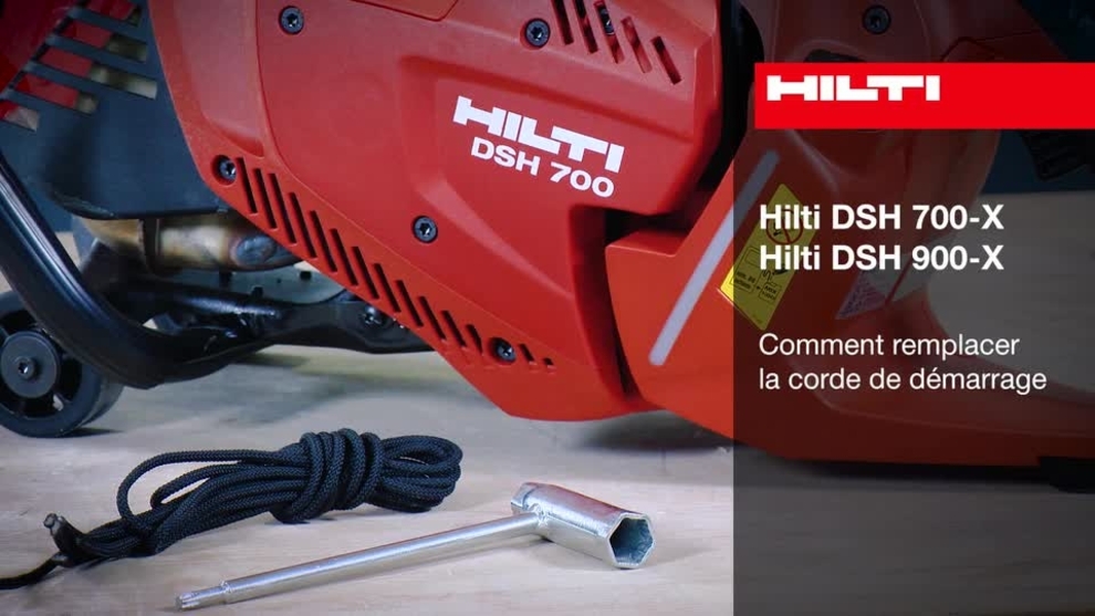 DSH 700-X, DSH 900-X - Wissel startkoord.