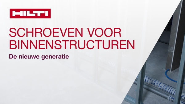 Schroeven voor binnenframewerk - promotievideo volgende generatie.