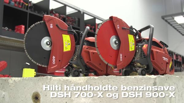 DSH 700-X og DSH 900-X gassave.