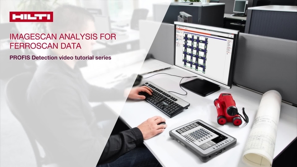 How-to tutorial video which explains how to obtain a correct and meaningful analysis of the Imagescan Ferroscan data, in order to determine the layout, the depth and the average diameter of the rebar.