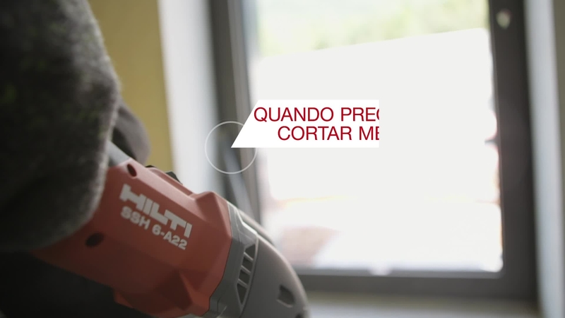 Vídeo que mostra a proposta de valor da nova Tesoura Hilti.