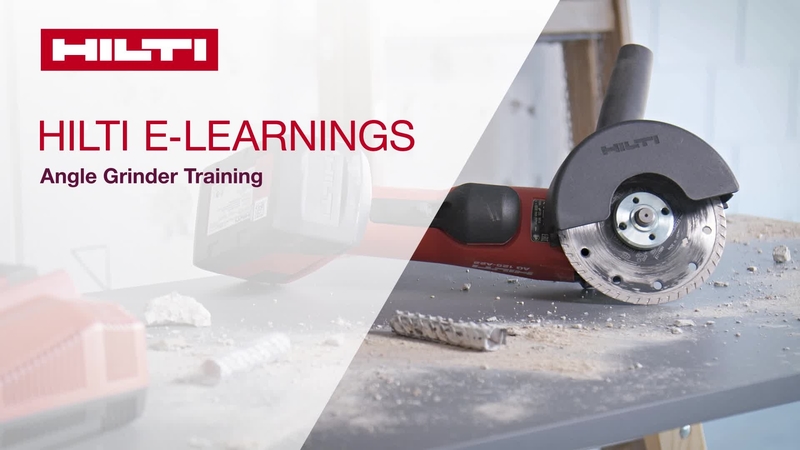 Learn about the new E-Learning training on angle grinder safety.