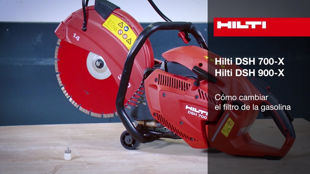 DSH 700-X, DSH 900-X: cambio de filtro de combustible.