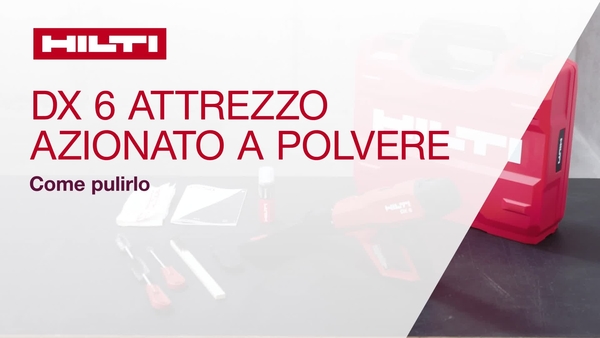 Reinigung des neuen und intelligenten Hilti Bolzensetzgeräts DX 6