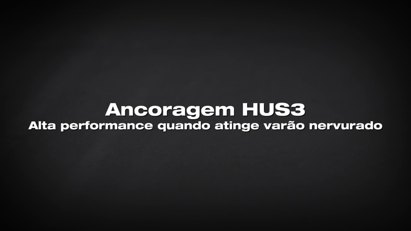 Ancoragem tipo parafuso HUS3 Desempenho em vergalhão.