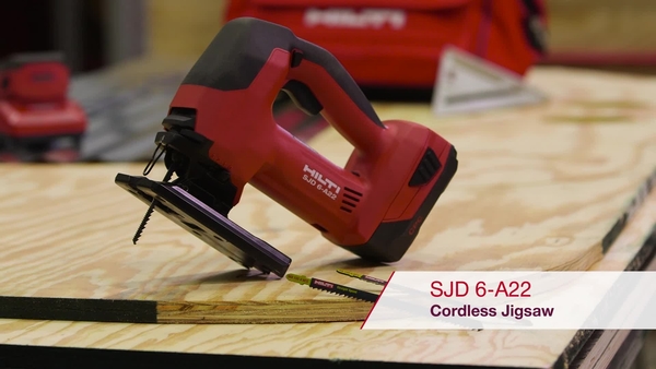 Vi presenterar Hilti SJD 6-A22 - batteridriven sticksåg: produktvideo om SJD 6-A22 på engelska