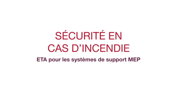 Nous vous expliquons l'importance des systèmes de support modulaires résistants au feu, pour évacuer en toute sécurité un bâtiment en cas d'incendie.