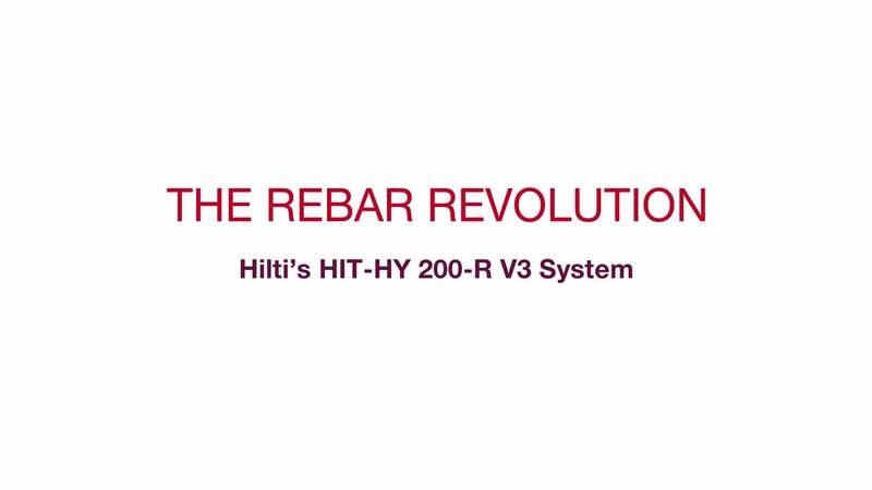Learn the benefits of rebar revolution with the new mortar HY 200-R V3. HY 200 R V3: the beginning of Rebar Revolution. Targeting contractors.