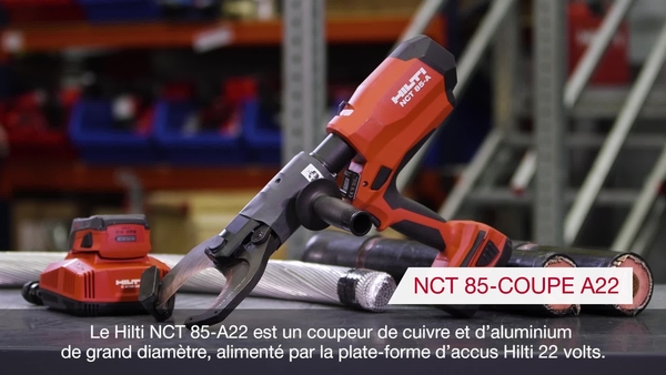 Comment couper des câbles AlCu avec NCT 85-A de Hilti