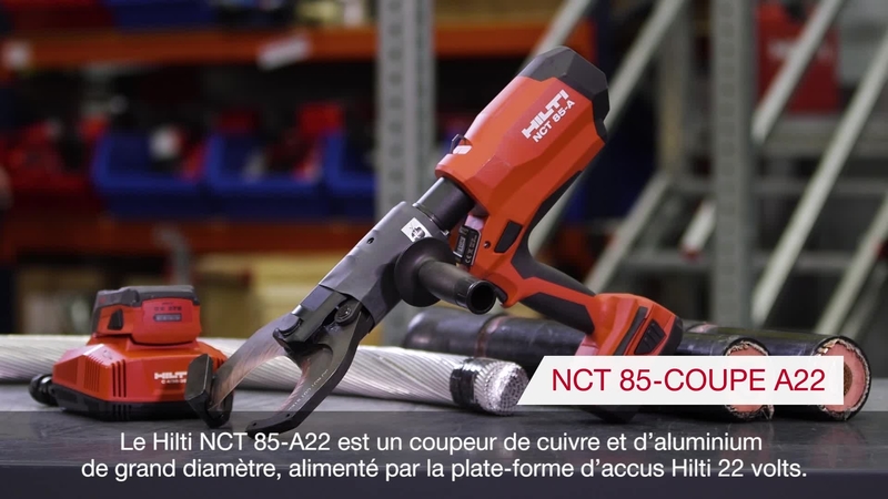 Zuschneiden von AlCu-Kabeln mit dem Hilti NCT 85-A