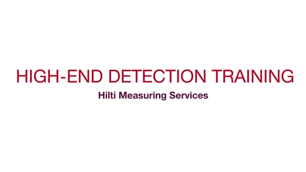 Werbefilm für die Schulung zur Anwendung und Software von Hilti Detektionssystemen.