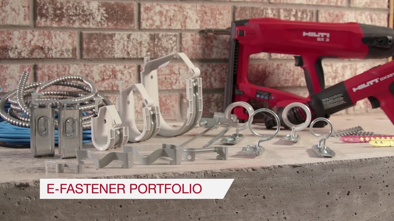 Introducing Hilti's electrical fasteners portfolio