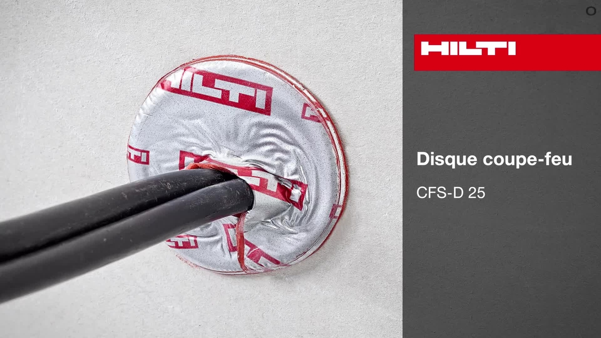 Vidéo de présentation du disque coupe-feu CFS-D 25