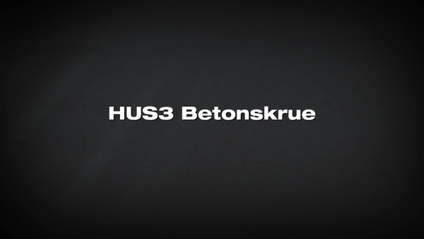 HUS3 skrueanker. Løsningen for leverandører.