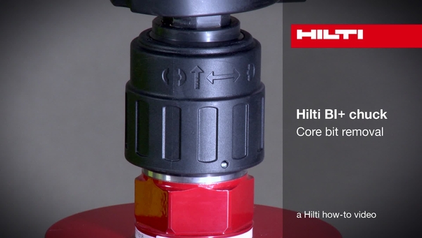 Hilti BI+ chuck – Core bit removal