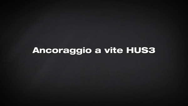 Tassello a vite HUS3. La soluzione per gli appaltatori.