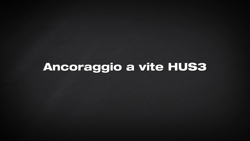 Vis d'ancrage HUS3. La solution des professionnels du bâtiment.