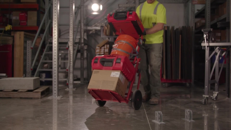 Image 2 of 8: Introducing Hilti's REDiPAK folding hand truck