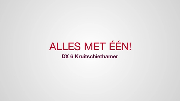 Ontdek de DX 6, de nieuwe en intelligente Hilti kruitschiethamer voor een snelle afwerking 
