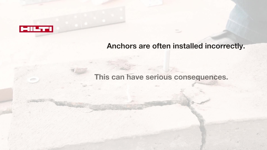 Video about anchor installation
