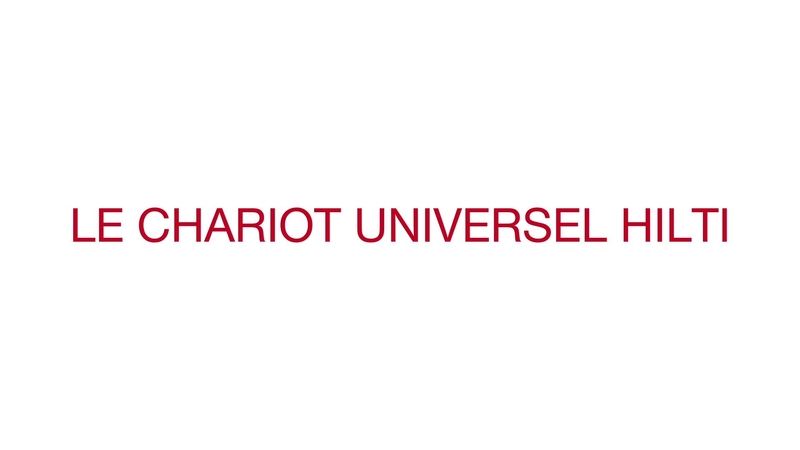 Découvrez le chariot universel Hilti chariot caractérisé par une charge maximale de 150 kg, 3 couches et la compatibilité Sortimo