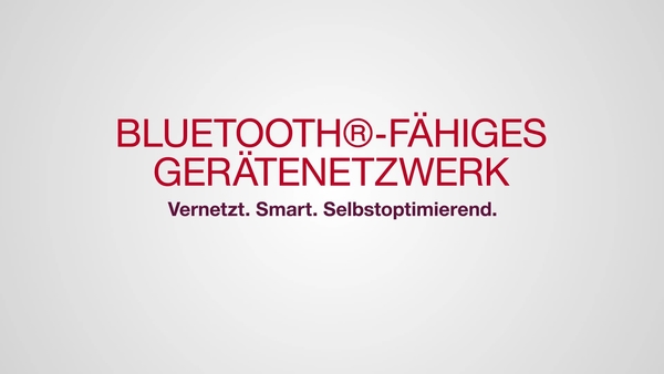 Bluetoothfähiges Gerätenetzwerk: Vernetzt – smart – selbstoptimierend. DD 250-CA – DD WMS 100 – DD AF-CA H.