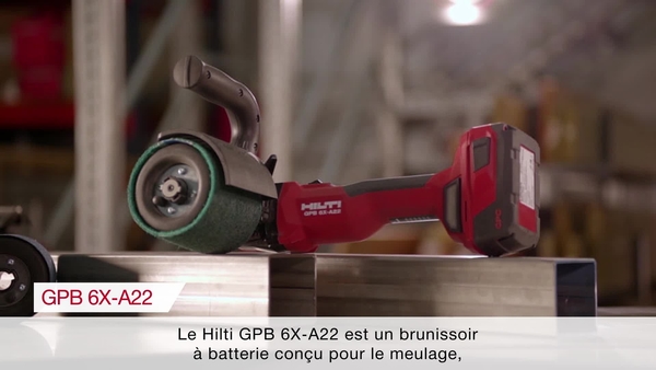 Introducing Hilti's GPB 6X-A22 cordless burnisher