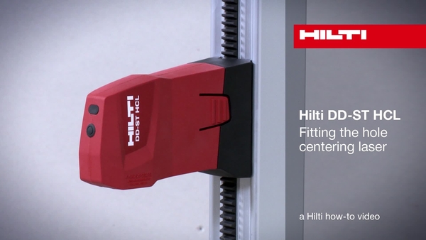 DD-ST HCL – Fitting the hole centring laser