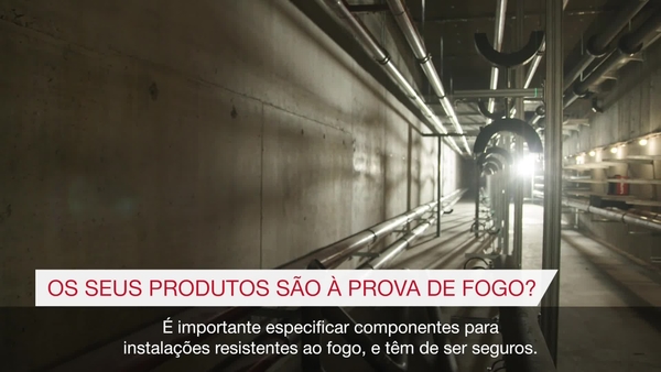 05 Vídeo promocional do botão MQN-B com seletor de suportes MEP como parte do lançamento Instalação de Próximo Nível.--> NÃO NOS É PERMITIDO DIZER "À PROVA DE FOGO" NO FINAL