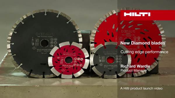 New Diamond blades - A Hilti product launch video.