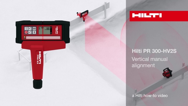 PR 300-HV2S - Allineamento manuale verticale.