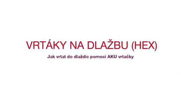 Osvojte si správnou techniku vrtání přesných otvorů do dlaždic s vrtákem do dlaždic HEX a akumulátorovým šroubovákem