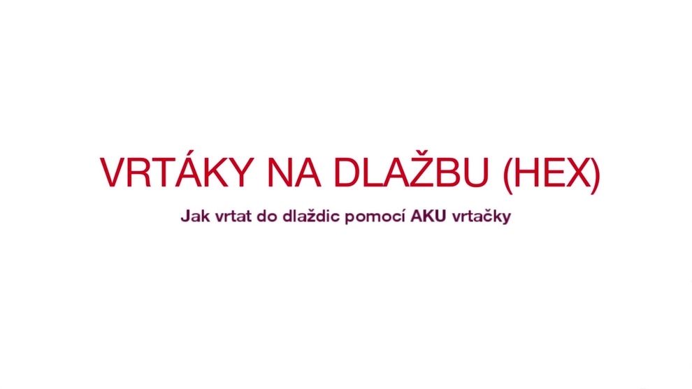 Osvojte si správnou techniku vrtání přesných otvorů do dlaždic s vrtákem do dlaždic HEX a akumulátorovým šroubovákem