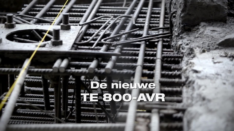 TE 800 breekhamer. Gebouwd om te dreunen. NL