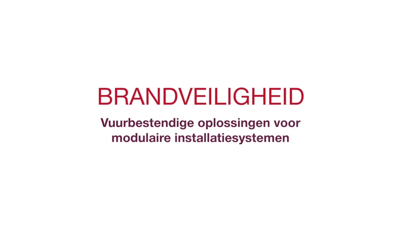 We leggen u uit hoe belangrijk brandbestendige modulaire installatiesystemen zijn om in het geval van brand veilig uit een gebouw te kunnen ontsnappen.