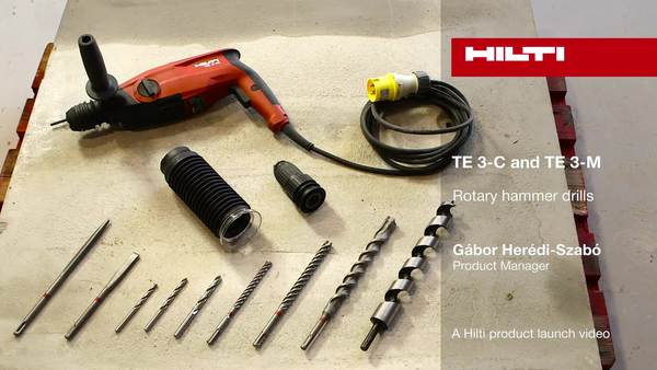 „Hilti“ perforatoriai TE 3-C ir TE-3M – „Hilti“ produkto pristatymo vaizdo įrašas