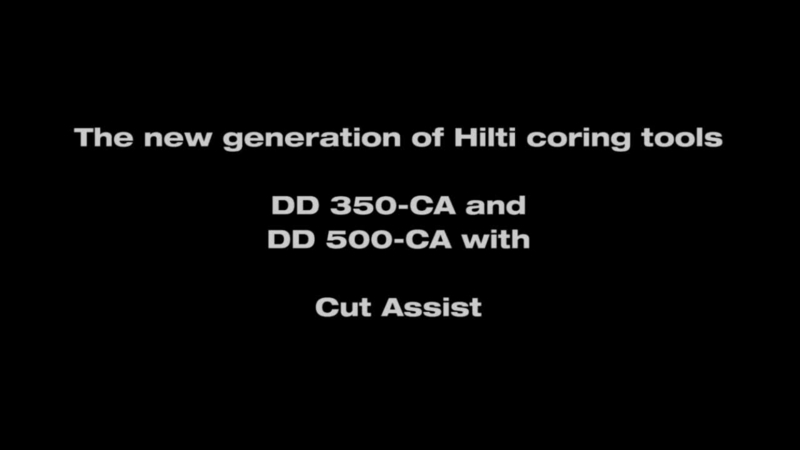 DD 350-CA - The coring machine with Cut Assist.