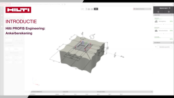 Instructievideo over het gebruik van de ankerontwerpmodule.