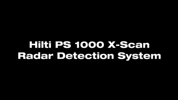 PS 1000 X-Scan - Système de détection radar.
