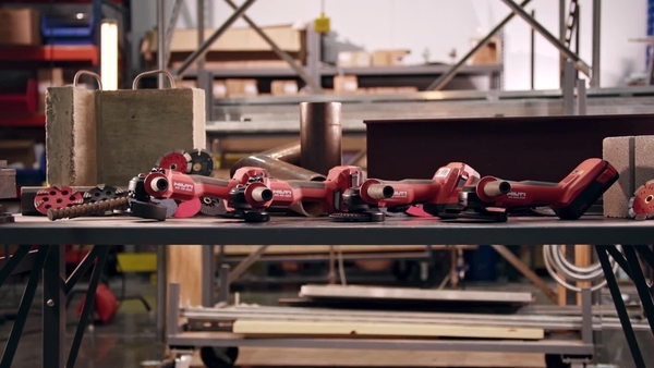 Introducing Hilti's AG 4S-A22 (5") cordless angle grinder. 