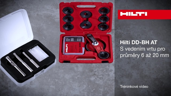 DD-BH AT – Vrtání bez vedení vrtu pro průměry od 6 do 20 mm.