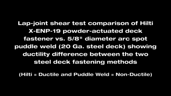 HNA DECK FASTENER VS WELD DOUBLE 2012 prv EN, commercial video, promotional video